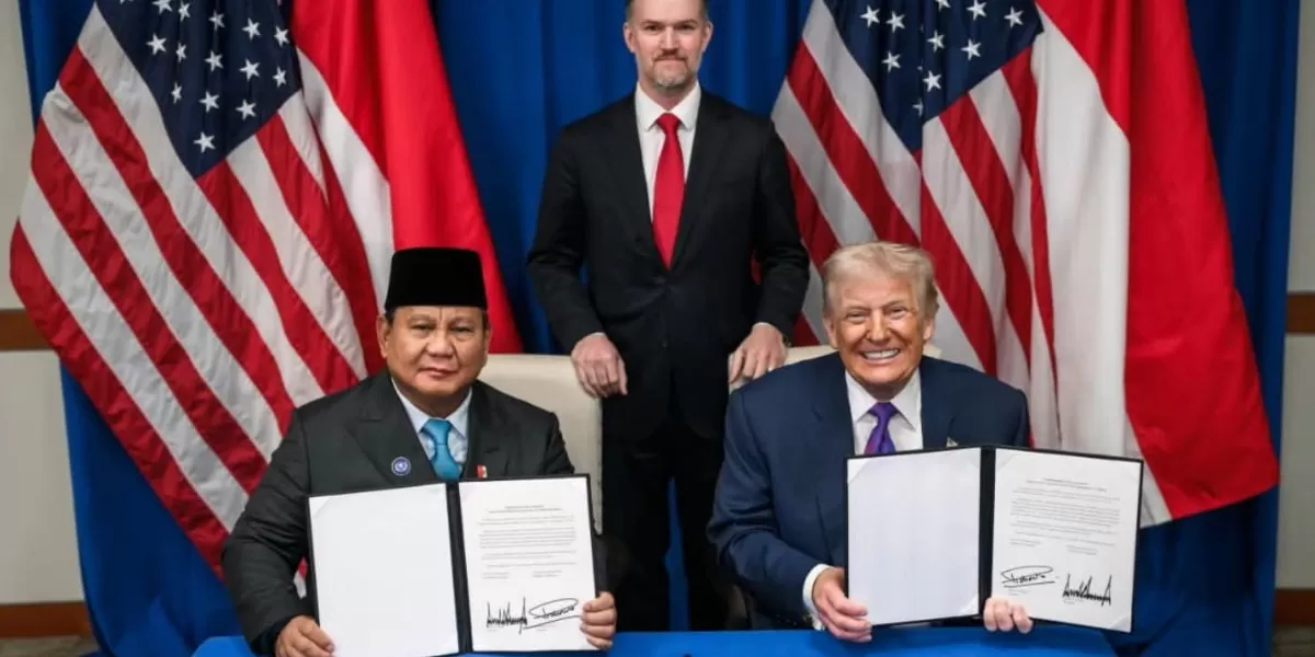 Prabowo Subianto menyaksikan penandatanganan 11 nota kesepahaman (MoU) senilai total USD 38,4 miliar atau setara lebih dari Rp600 triliun (Promedia Teknologi Indonesia)