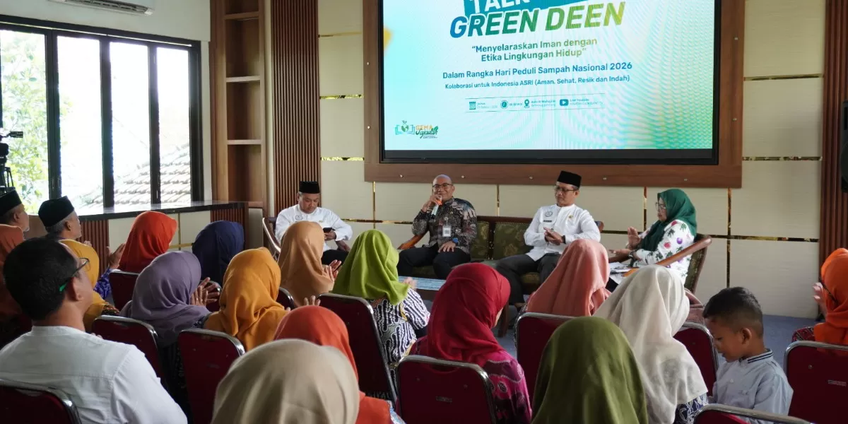 Dalam rangka Hari Peduli Sampah Nasional 2026, Kemenag Jombang dan DLH Jombang menggelar Talk Show Green Deen (dok.istimewa)
