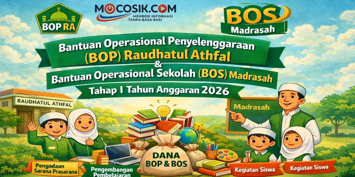 Ilustrasi: Kementerian Agama menargetkan pencairan BOP RA dan BOS Madrasah Tahap I 2026 sebelum Lebaran (dok.istimewa)