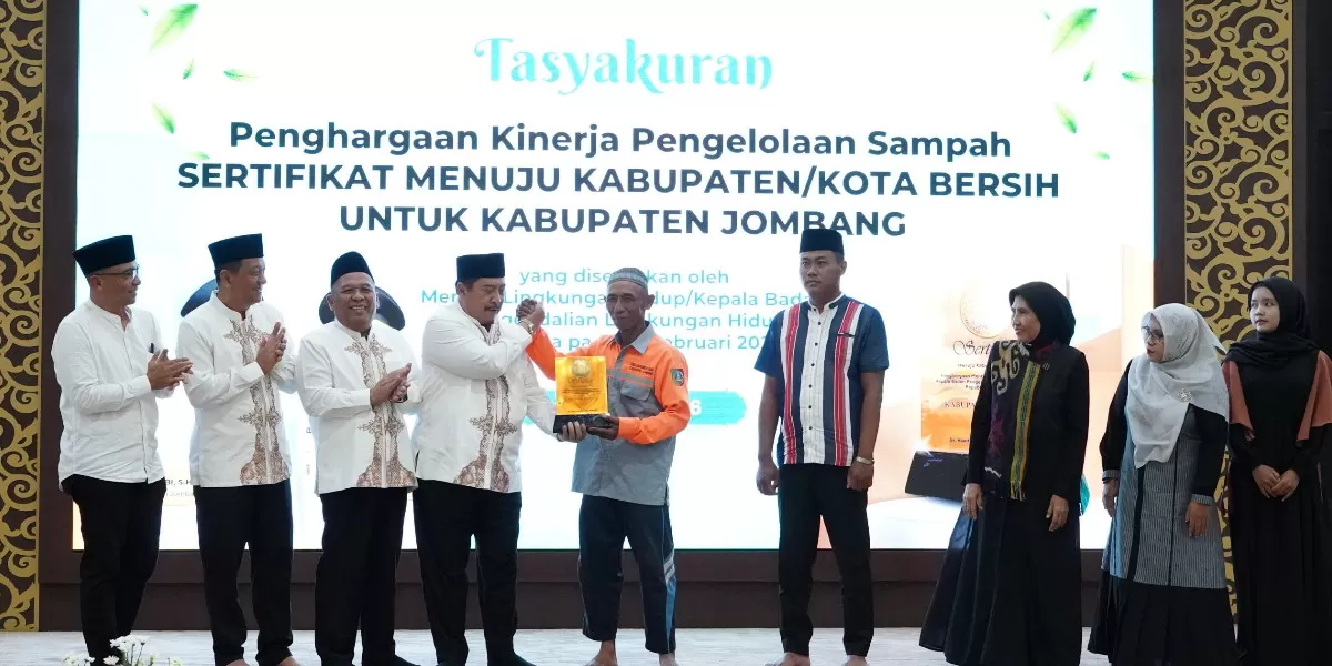 Pemkab Jombang raih penghargaan nasional pengelolaan sampah 2025 peringkat 16 terbaik (Dinas Kominfo Jombang)