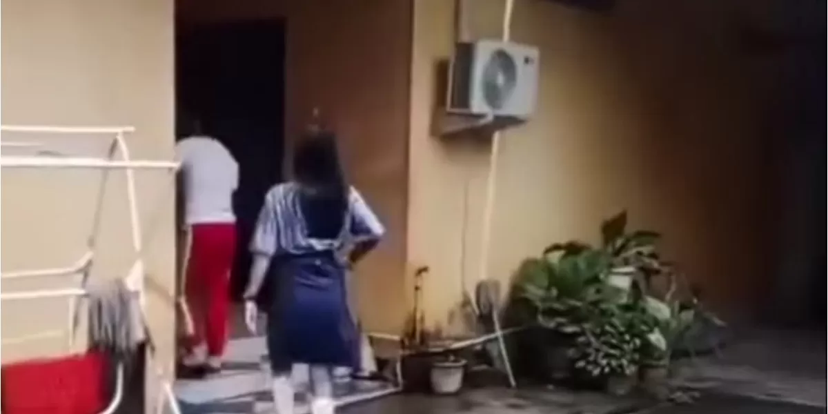 Viral Video di Sulut, suami pamit mancing malah digerebek istri dan anak di kamar kos janda. (dok.istimewa)