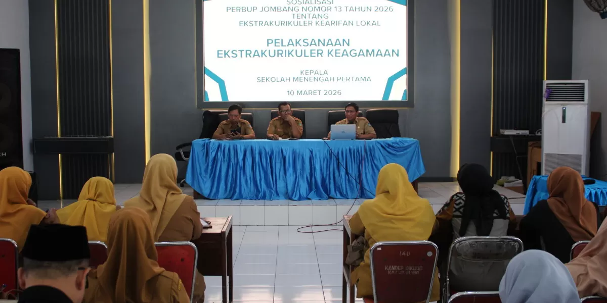 Disdikbud Jombang menggelar rapat persiapan Tes Kemampuan Akademik (TKA) 2026 (Disdikbud Jombang)