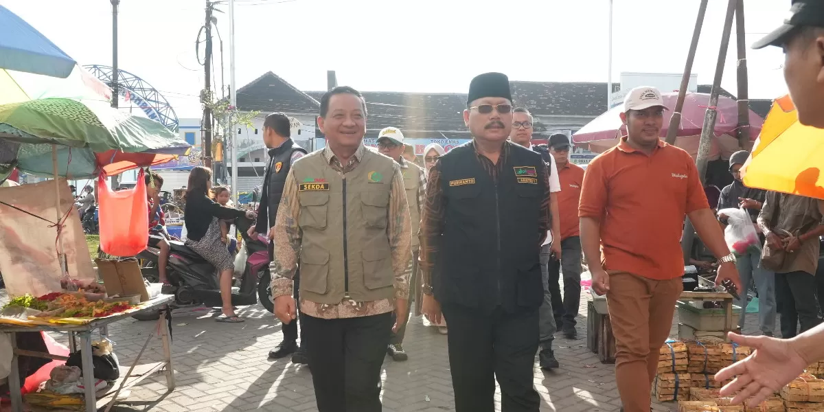 Pemkab Jombang sidak Pasar Ploso jelang Idul Fitri 1447 H (dok.istimewa)