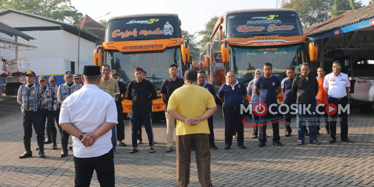 Dishub Jombang memberangkatkan 6 bus mudik gratis ke Jakarta untuk menjemput sekitar 300 perantau agar pulang kampung (dok.istimewa)