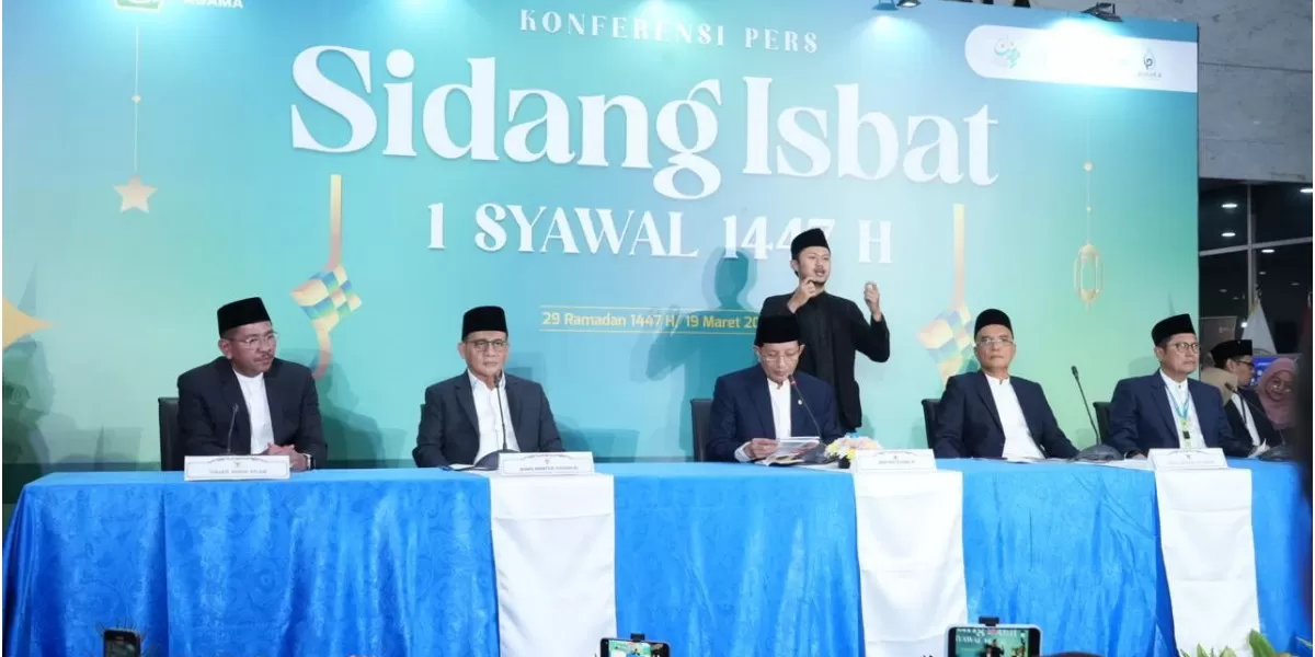 Pemerintah melalui Kementerian Agama menetapkan 1 Syawal 1447 H atau Idulfitri 2026 jatuh pada Sabtu, 21 Maret setelah sidang isbat (kemenag.go.id)
