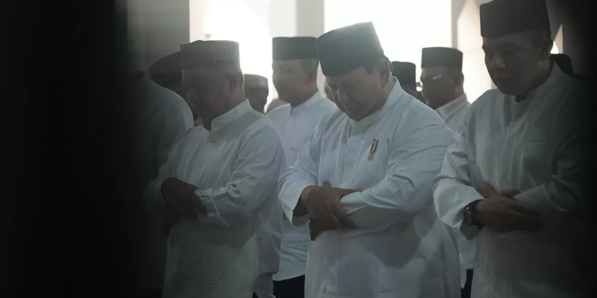 Prabowo Saat Lebaran di Aceh Tamiang (Promedia Teknologi Indonesia)