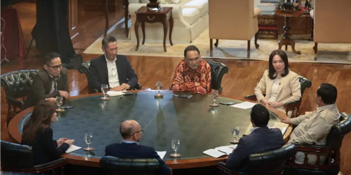 Prabowo dalam wawancaranya di Jakarta (Promedia Teknologi Indonesia)