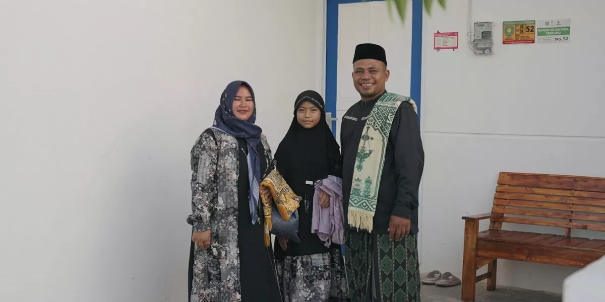 Warga Kampung Nelayan Sejahtera di Desa Eretan Kulon, Kabupaten Indramayu, pada 2026 ini bisa menikmati Lebaran dengan suasana nyaman dan gembira (Promedia Teknologi Indonesia)