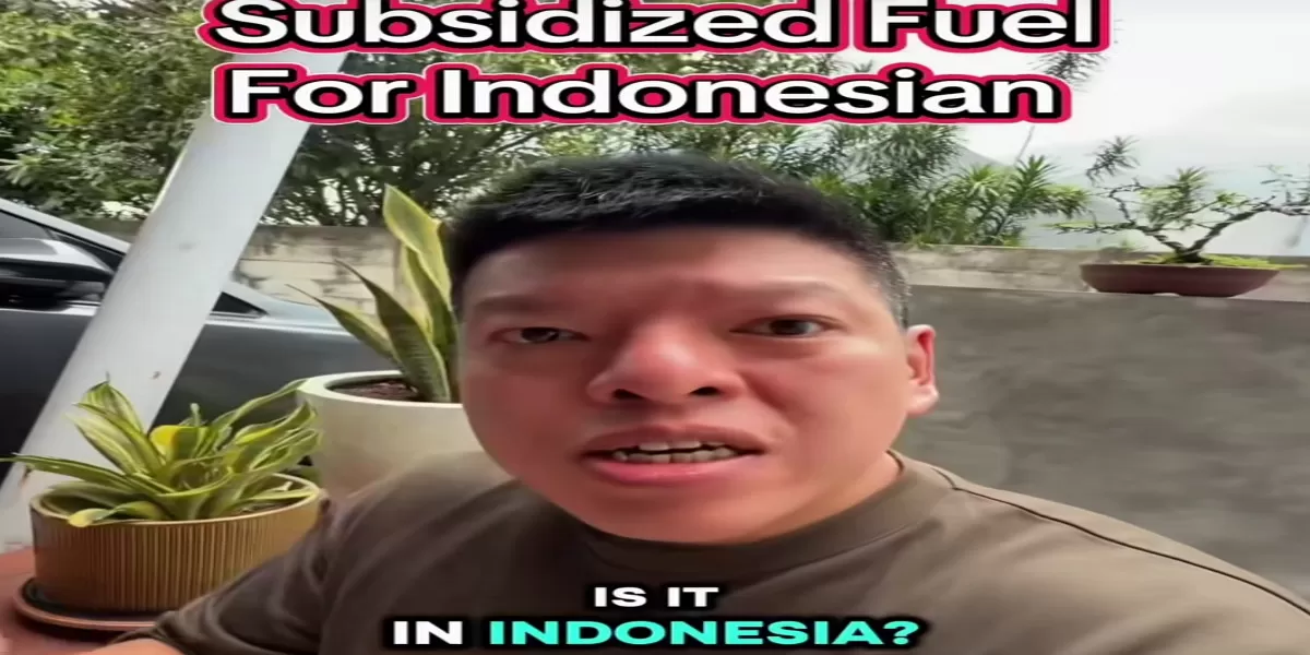 warga negara Singapura yang tinggal di Indonesia, Nicholas Wu, mengungkapkan keheranannya soal harga BBM di Indonesia yang tetap terkendali (Instagram@paknicaman)