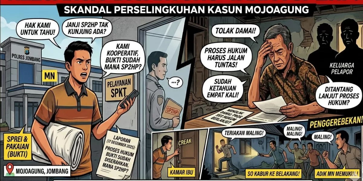 Ilustrasi skandal dugaan perselingkuhan oknum perangkat desa di Mojoagung Jombang (dok.istimewa)