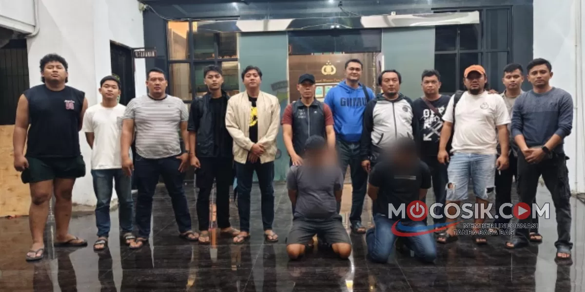 Kedua pelaku perampokan disertai penyekapan seorang wanita di sebuah hotel wilayah Mojoagung, Jombang berhasil ditangkap di kawasan Citraland, Surabaya (dok.istimewa)