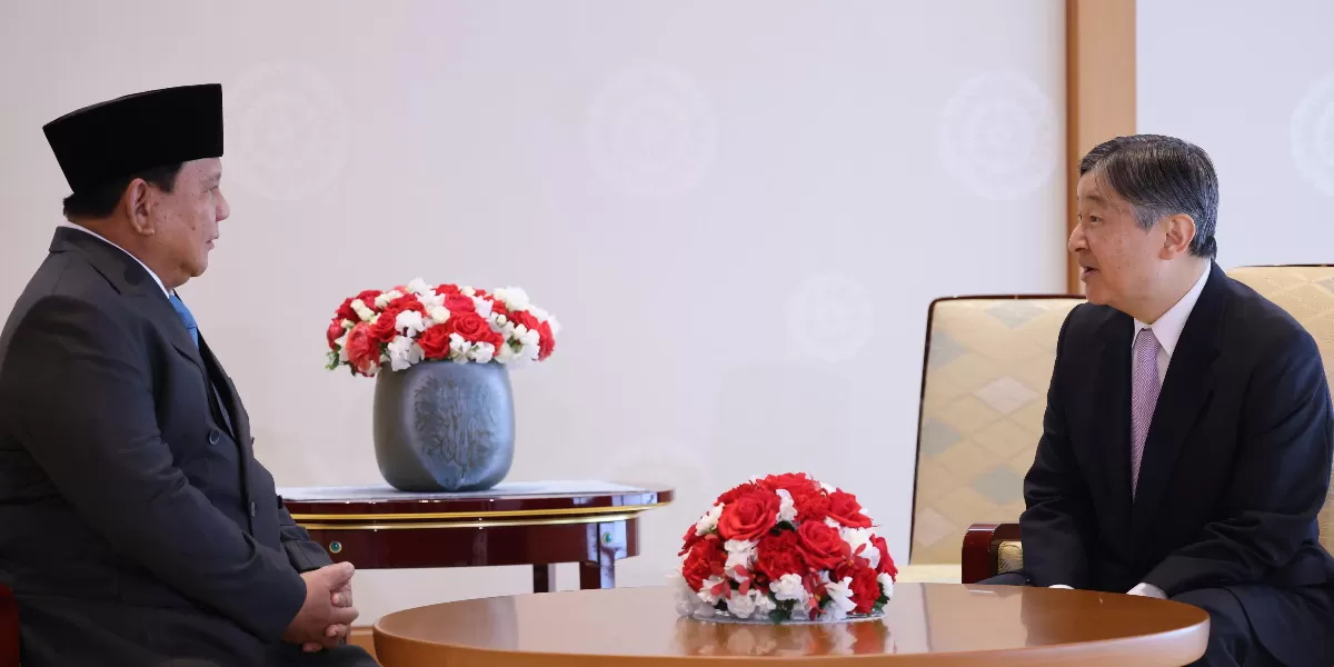 Prabowo Subianto bertemu Naruhito di Imperial Palace Tokyo (Promedia Teknologi Indonesia)