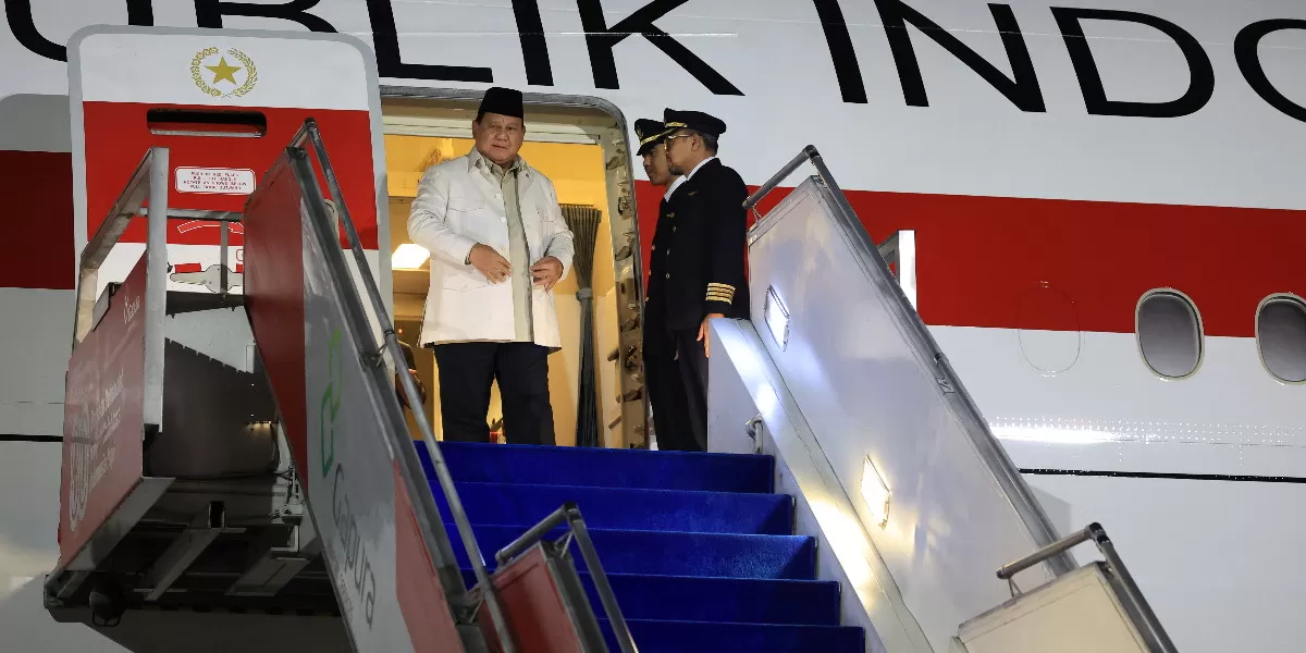 Prabowo Subianto, tiba di Tanah Air setelah menyelesaikan rangkaian kunjungan kerja resmi kenegaraan ke Jepang dan Korea Selatan (Promedia Teknologi Indonesia)