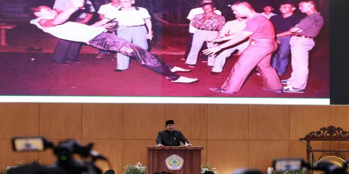 Prabowo Subianto menceritakan perjalanan panjang pengabdiannya di dunia pencak silat selama lebih dari tiga dekade (Instagram @prabowo)