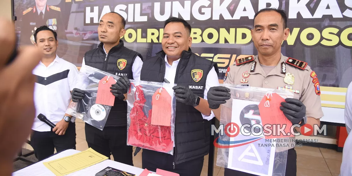 Polres Bondowoso bongkar live streaming asusila berbayar (Humas Polres Bondowoso)