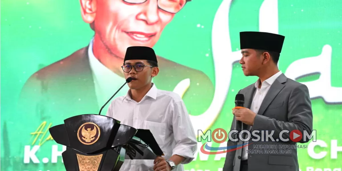 Wapres Gibran Rakabuming Raka saat berdialog dengan para santri di Ponpes Tambakberas Jombang (Rudiyanto)