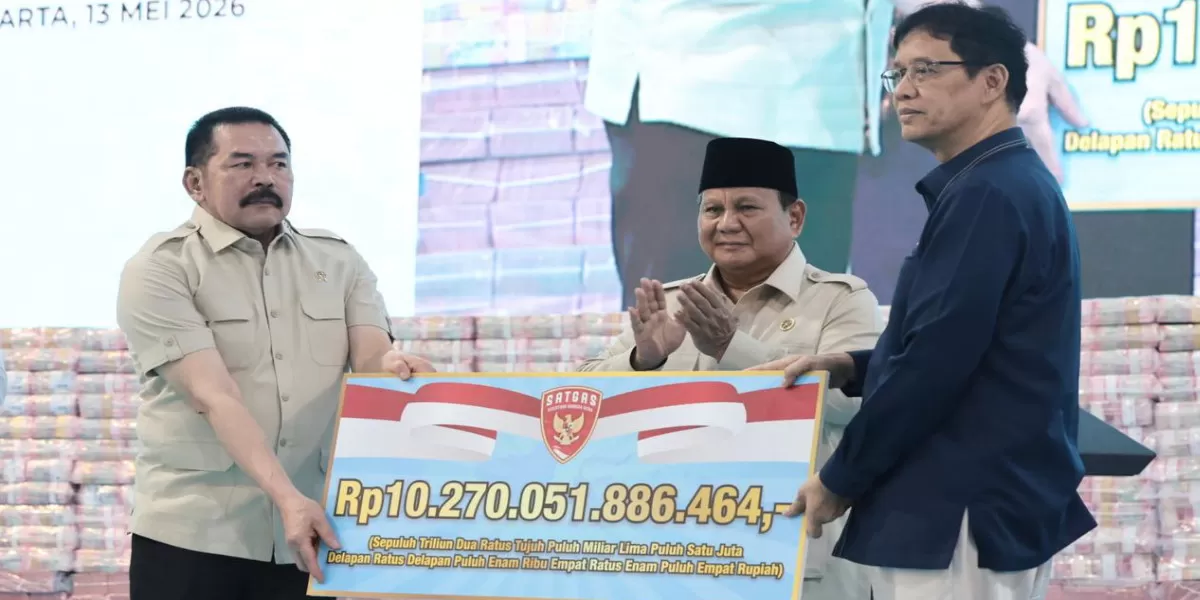 Prabowo sebut uang Rp10,2 triliun yang kembali ke negara bisa dipakai untuk renovasi 5.000 puskesmas di Indonesia (Promedia Teknologi Indonesia)