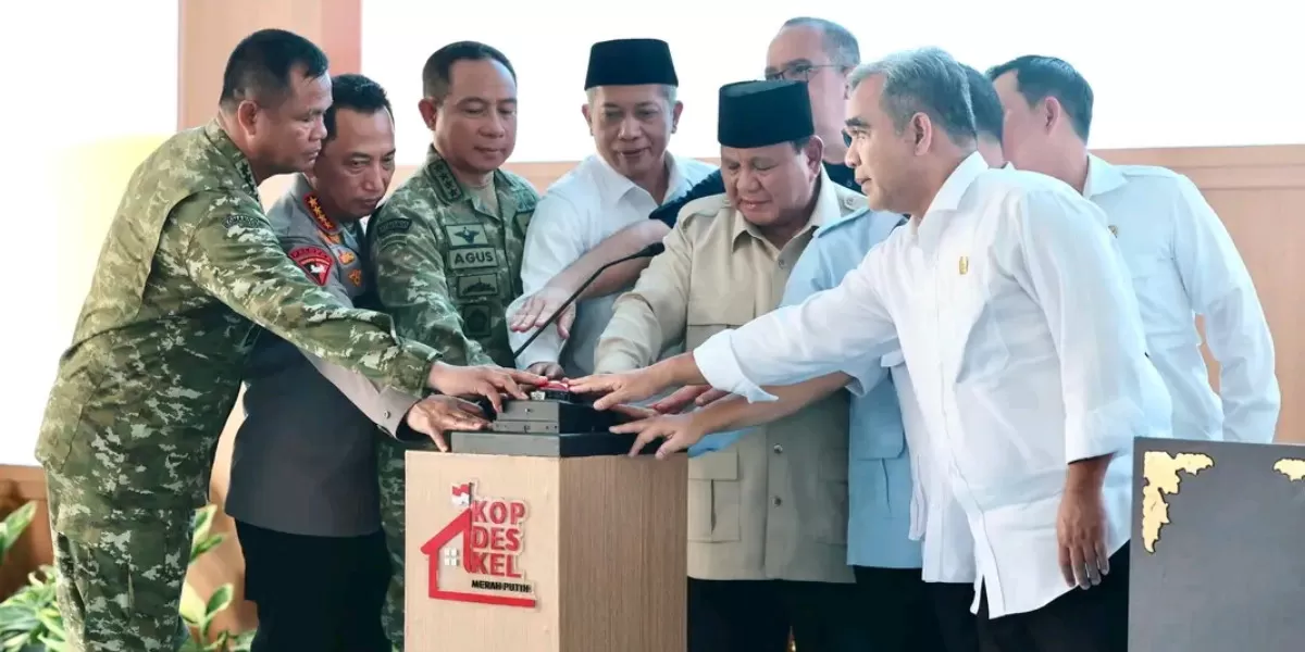 Prabowo resmikan 1.061 KDKMP di Nganjuk (Facebook @prabowo_subianto)