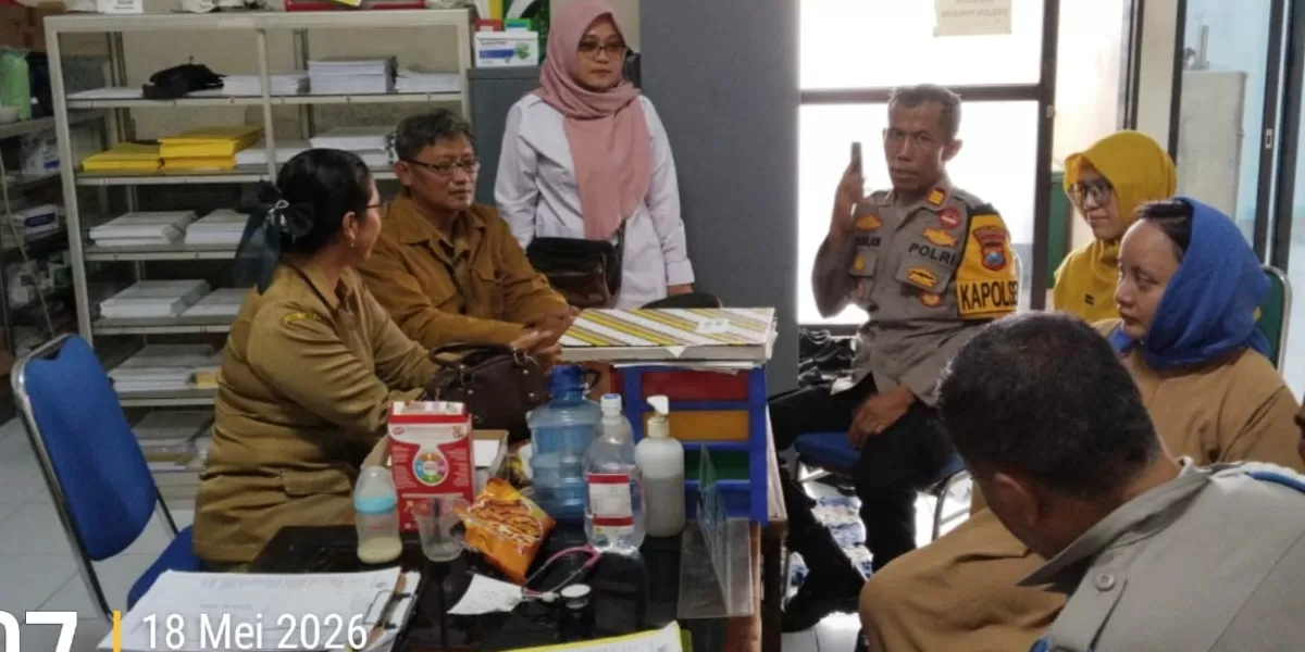 Rapat koordinasi terkait penemuan bayi perempuan dengan ari-ari utuh di Jogoroto Jombang (dok.istimewa)