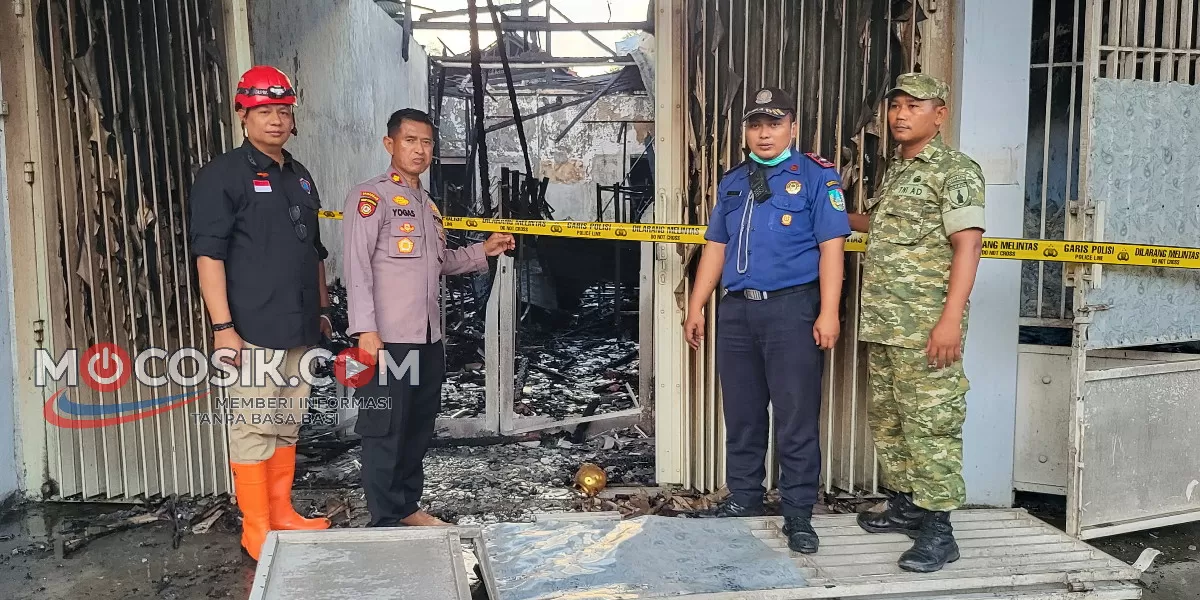 Ruko oleh-oleh haji di Mojoagung Jombang ludes terbakar saat ditinggal pemilik ke Surabaya (dok.istimewa)