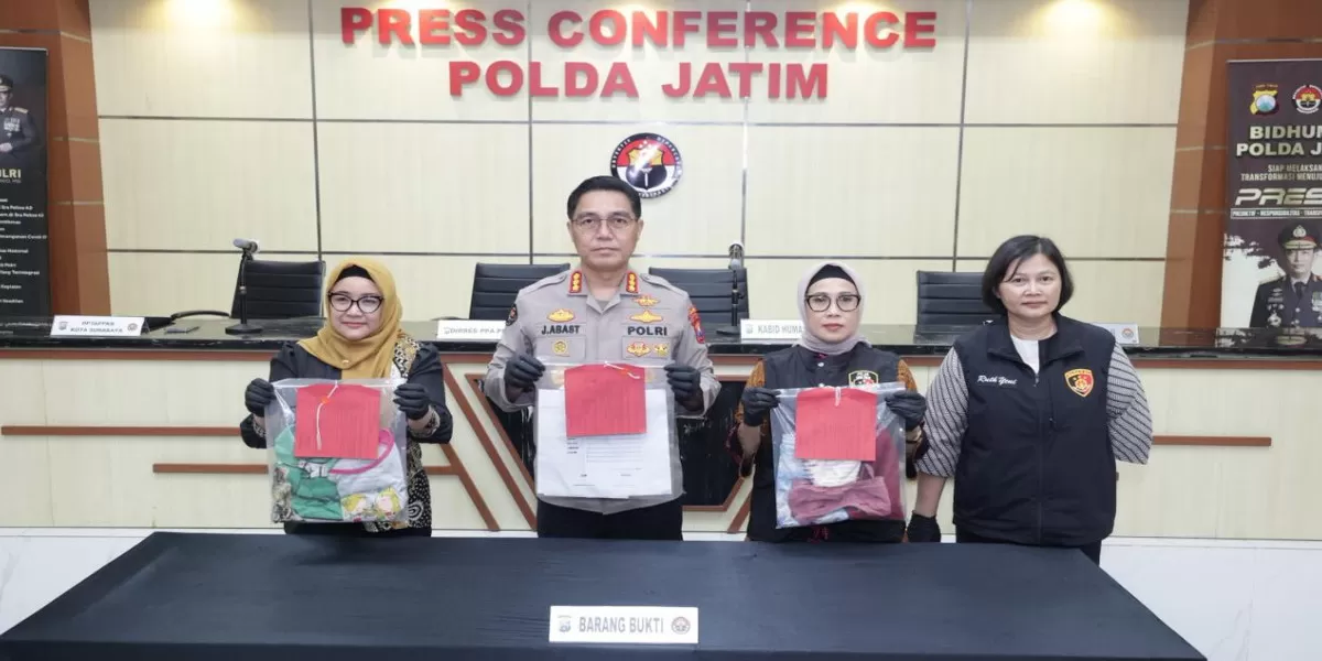 Ditres PPA dan PPO Polda Jawa Timur membongkar kasus kekerasan seksual sadis di Surabaya (Humas Polda Jatim)