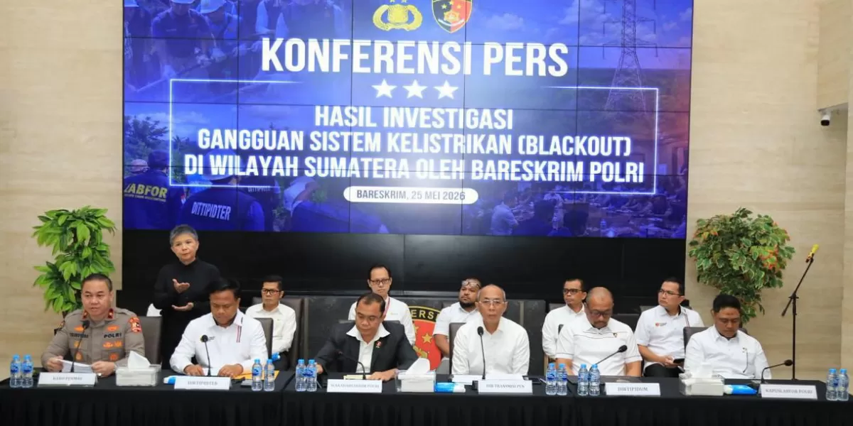 Bareskrim Polri Ungkap Penyebab Blackout Massal di Sumatera (Divisi Humas Polri)