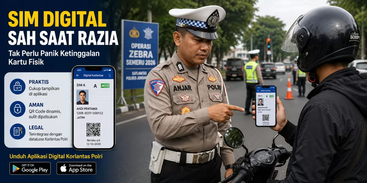Ilustrasi Satlantas Polres Jombang sosialisasikan penggunaan SIM Digital (dok.istimewa)