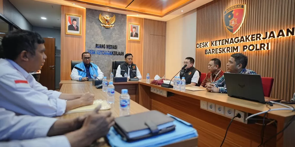 Desk Ketenagakerjaan Polri berhasil memediasi sengketa PT Kerta Gaya Pusaka (Divisi Humas Polri)