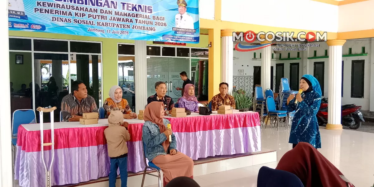 Dinsos Jombang latih 100 perempuan penerima KIP Putri Jawara 2026 di Desa Darurejo, Plandaan (Rudiyanto)