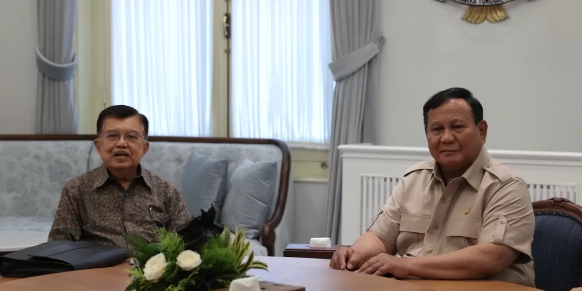 Prabowo menerima Jusuf Kalla di Istana Negara (Promedia Teknologi Indonesia)