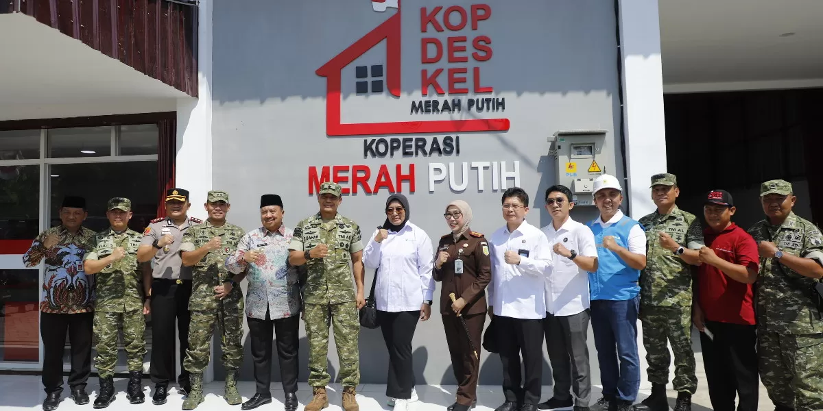 Tim Wapang TNI dipimpin Kasdam V Brawijaya meninjau Koperasi Merah Putih di Jombang (dok.istimewa)