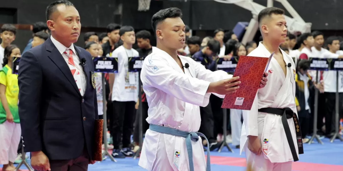 Polda Jatim menggelar Kejuaraan Karate Kapolda Cup 2026 di Surabaya untuk memeriahkan Hari Bhayangkara ke 80 (Humas Polda Jatim)