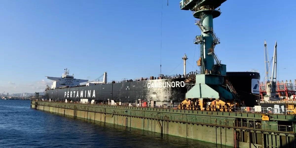 Kapal Pertamina Gamsunoro sukses melintasi Selat Hormuz selama 16 jam usai tertahan akibat konflik Timur Tengah (Promedia Teknologi Indonesia)