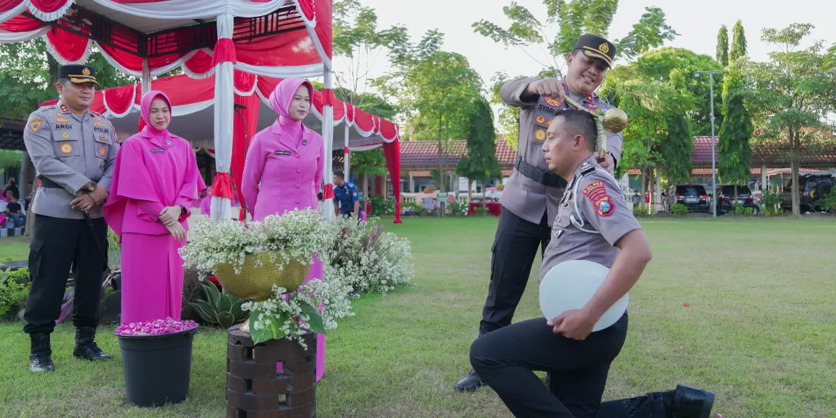 Sebanyak 86 personel Polres Jombang naik pangkat (Humas Polres Jombang)