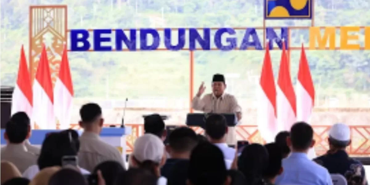 Prabowo meresmikan lima bendungan untuk memperkuat ketahanan pangan, air, dan energi serta optimistis Indonesia menjadi lumbung pangan dunia (Promedia Teknologi Indonesia)