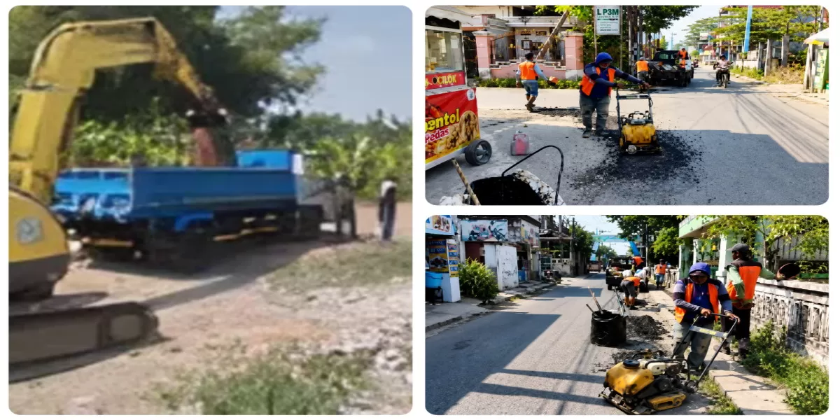 Pemkab Jombang mempercepat perbaikan jalan, normalisasi drainase, dan penyiapan lahan parkir jelang Muktamar NU ke 35 di Tambakberas (dok.istimewa)