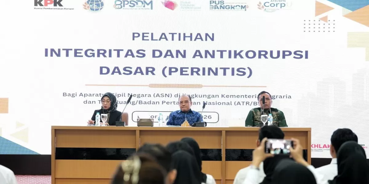 KPK melatih ASN ATR/BPN melalui PERINTIS untuk memperkuat integritas dan mencegah korupsi di sektor pengadaan barang dan jasa (kpk.go.id)
