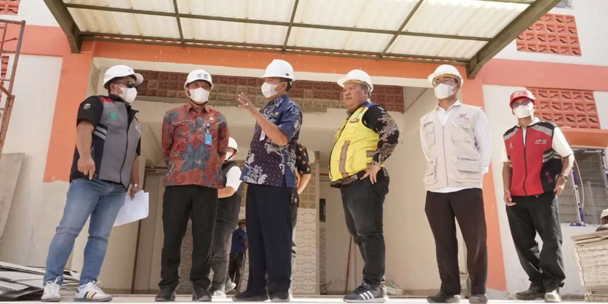 Verifikasi di kompleks pembangunan Sekolah Rakyat yang berada di lahan eks Terminal Barang Tunggorono, Desa Tunggorono, Kecamatan Jombang (Kominfo Jombang)