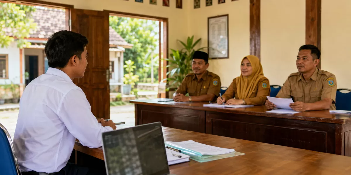ilustrasi Pemerintah resmi mengubah mekanisme pengisian jabatan perangkat desa melalui Peraturan Pemerintah (PP) Nomor 16 Tahun 2026 tentang Peraturan Pelaksanaan Undang-Undang Desa (dok.istimewa)