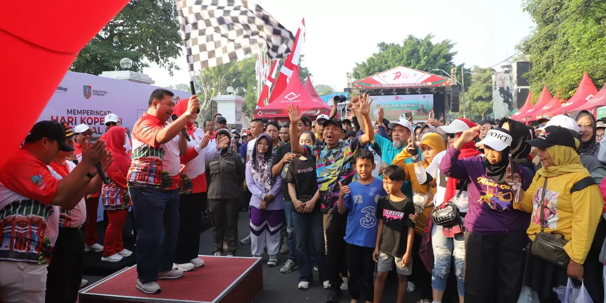 Ribuan warga meriahkan Harkopnas ke-79 di Jombang (dok.istimewa)