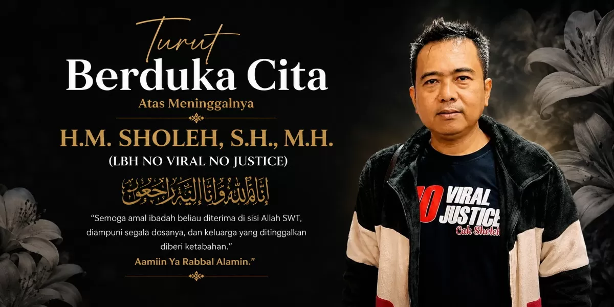 Advokat dan Aktivis '98 Muhammad Sholeh alias Cak Soleh meninggal dunia setelah lima tahun berjuang melawan penyakit autoimun (dok.istimewa)