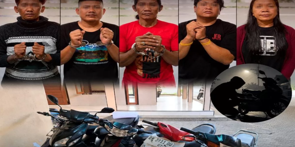 URC Macan Blambangan Polresta Banyuwangi membongkar sindikat curanmor di 8 TKP dan menangkap lima pelaku hingga penadah (Humas Polresta Banyuwangi)