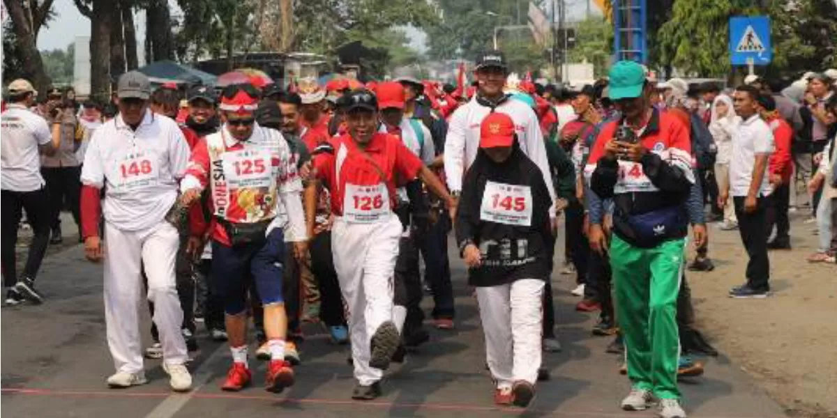 Disporapar Jombang menetapkan juara Gerak Jalan ROJO 2026 (dok.istimewa)