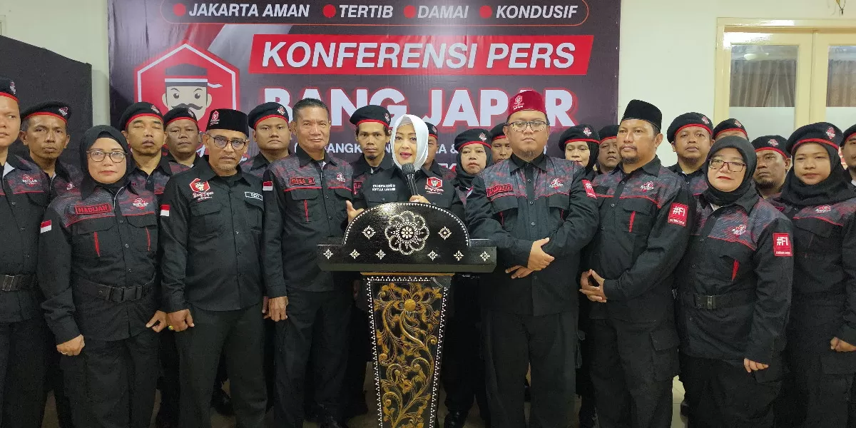 Ketua Umum Bang Japar sekaligus Anggota DPD RI Fahira Idris menegaskan komitmen organisasi menjaga Jakarta melalui persatuan, ketertiban, dan aksi damai (Promedia Teknologi Indonesia)