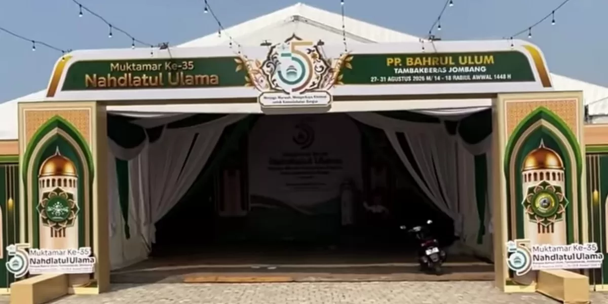 Lapangan Untung Suropati Jombang menjadi lokasi pembukaan Muktamar ke 35 NU pada 27 Agustus 2026 yang dijadwalkan dibuka Presiden Prabowo Subianto (dok.istimewa)