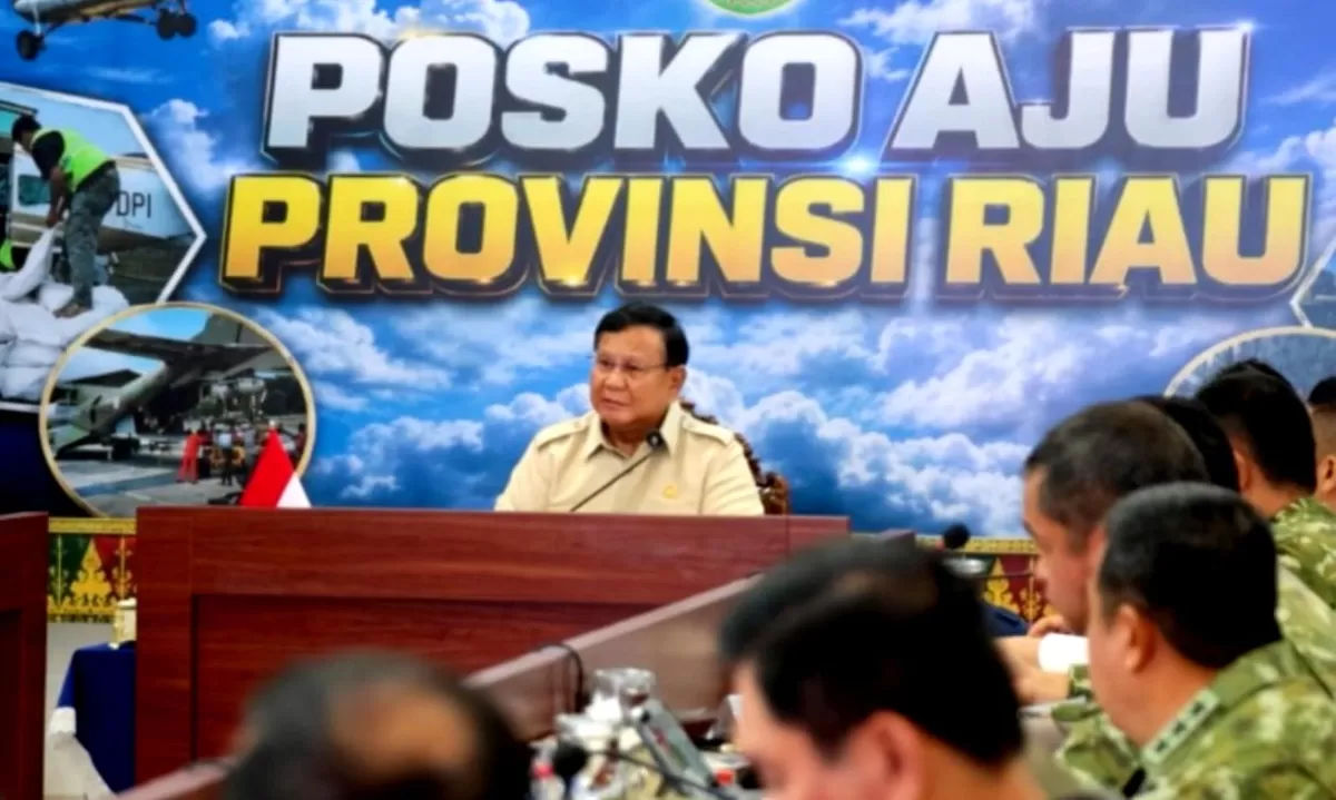 Presiden Prabowo Subianto, melakukan kunjungan ke Sumatera guna peninjauan langsung karhutla pada, Senin,  24 Agustus 2026. (Dok. Bakom RI)