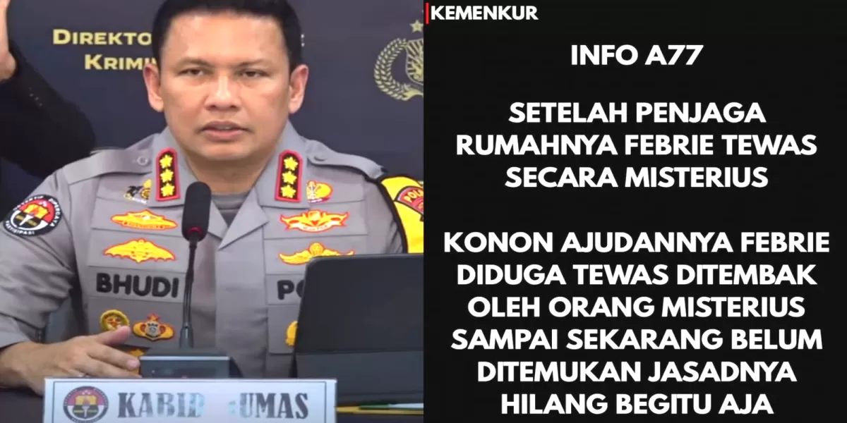 Polisi buka suara soal kabar ajudan eks Jampidsus Febrie Adriansyah tewas ditembak. (Dok.Polri - Threads/kementerian_kurangajar)