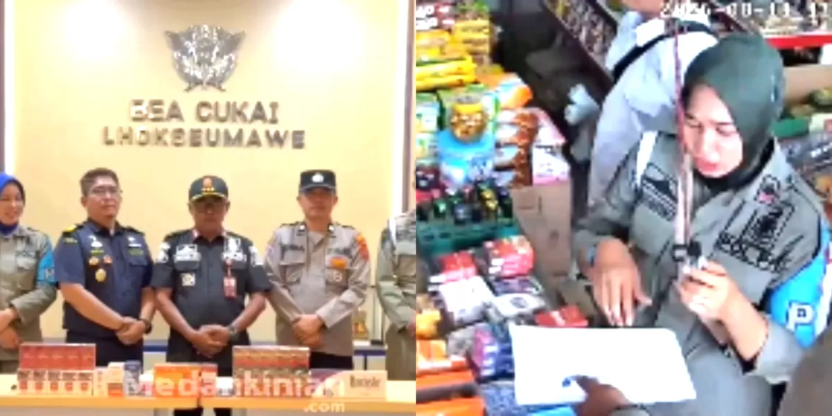 Mengintip skandal pencurian yang diduga dilakukan oknum Satpol PP di Aceh Utara saat merazia rokok ilegal pada sebuah warung milik warga. (Instagram.com/@medankinian)