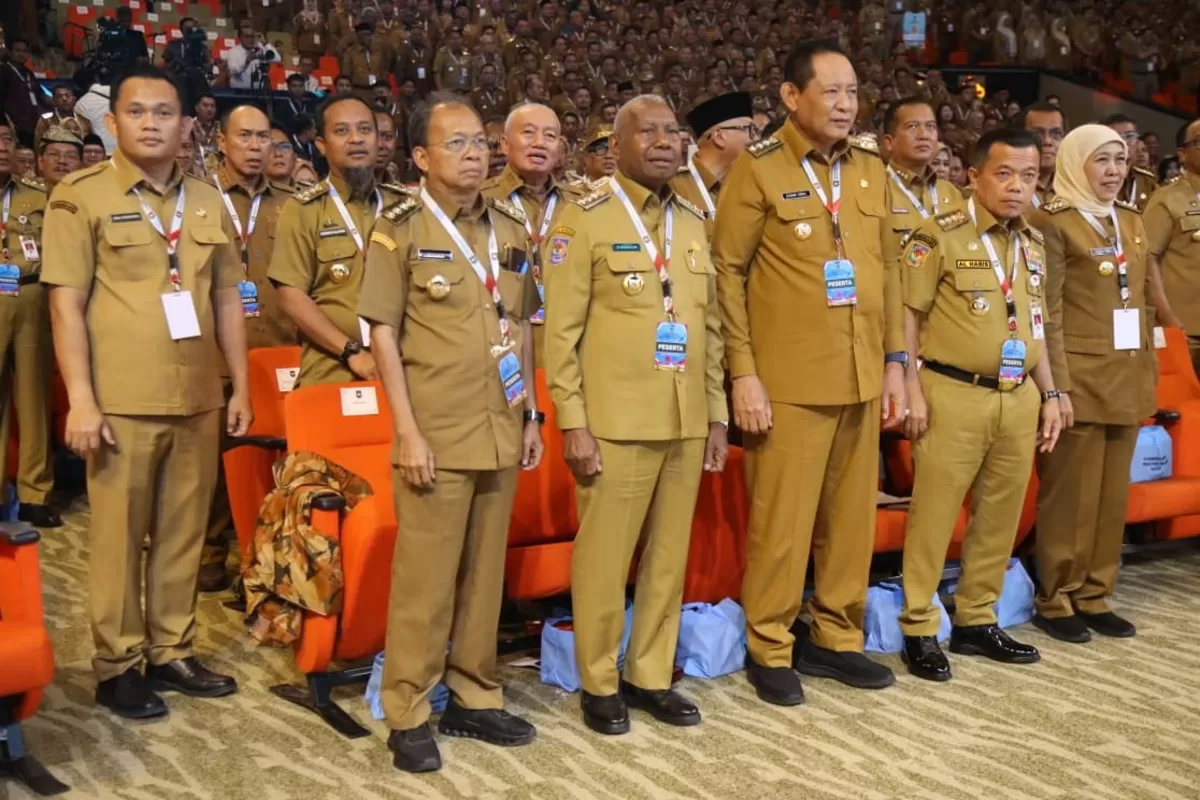 Gubernur Sulawesi Selatan Andi Sudirman Sulaiman hadiri Rakornas.