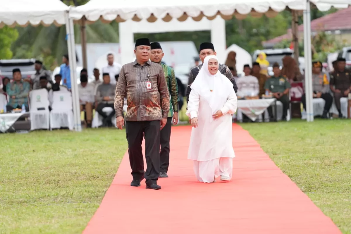 Bupati Sinjai Hj Ratnawati Arif resmi membuka Musabaqah Tilawatil Qur&rsquo;an (MTQ) Ke-44.